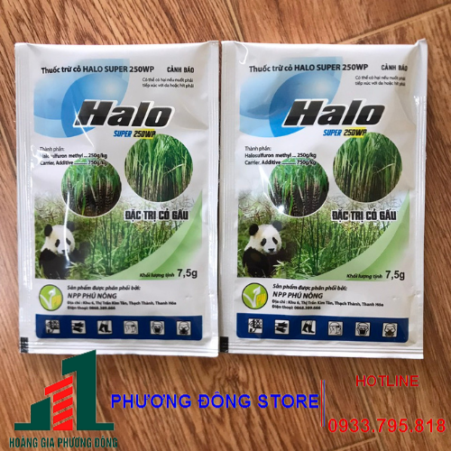 Thuốc đặc trị cỏ gấu Halo Super - gói 7.5gr